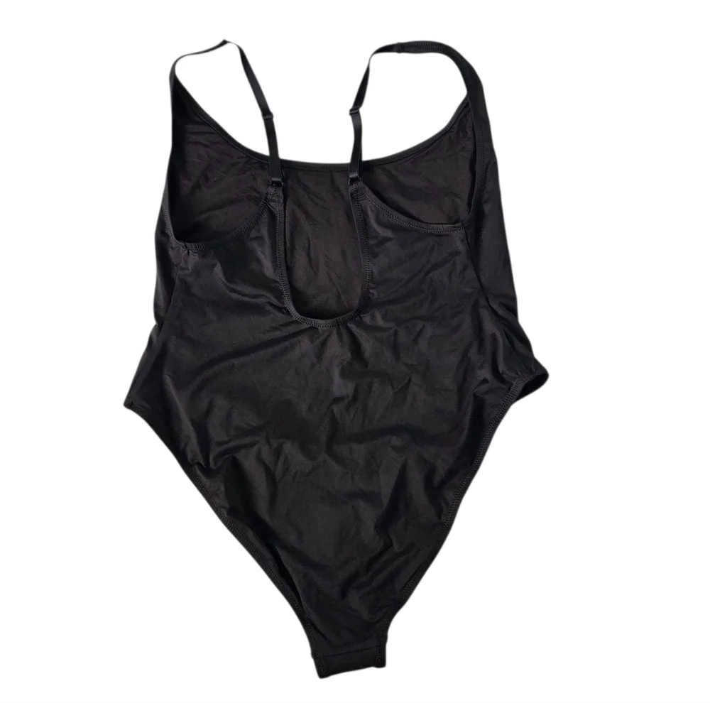 SKIMS SWIM SCOOP NECK ONE PIECE Swimsuit Bathing suit Onyx Black 2X